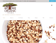 Tablet Screenshot of bigtreeorganic.com
